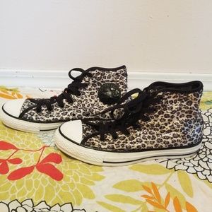 SEQUINS LEAPORD PRINT HI TOP CONVERSE